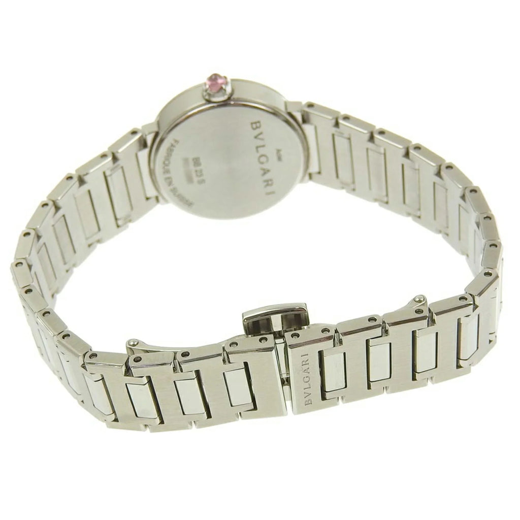 Diamond Pre-Owned 103095 Bulgari (Like Battery Shell of Dial Watch Pearl New) Mother 12P BB23S BVLGARI