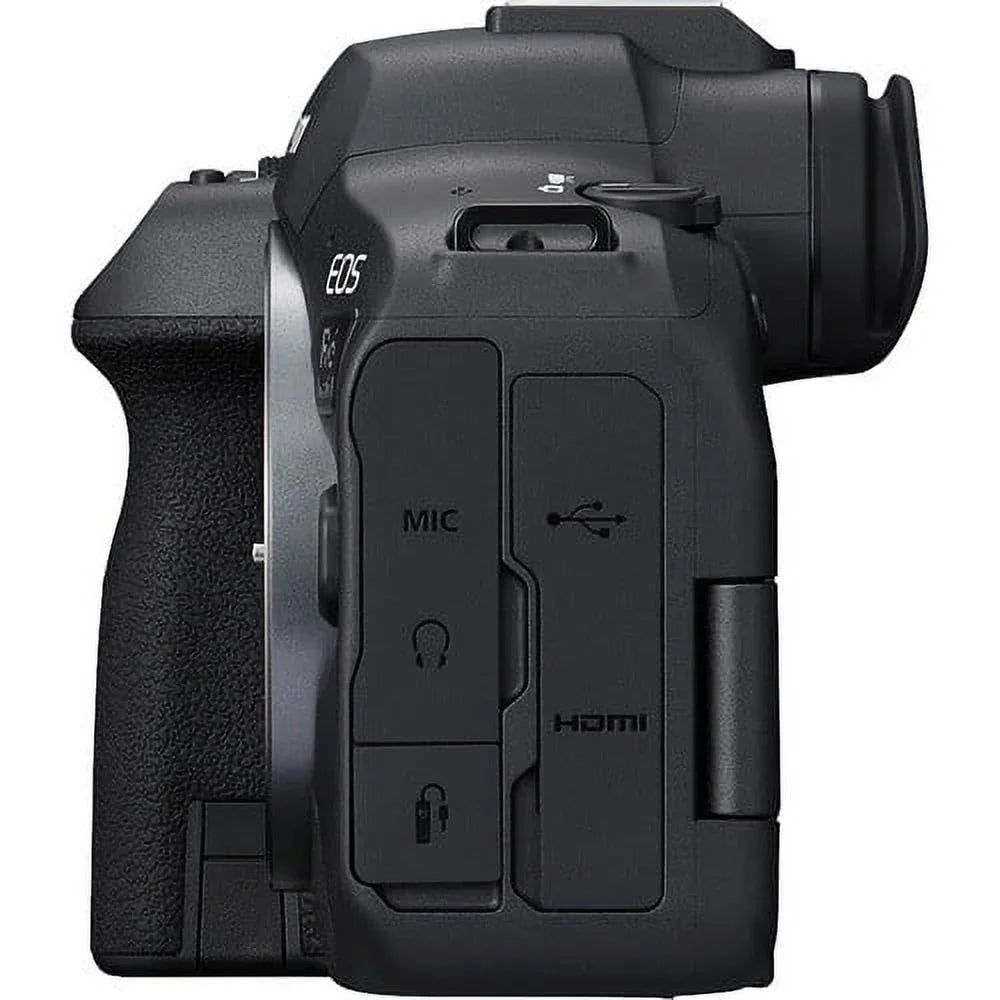 Charger + 24-105mm Card 64GB R6 + + Battery f/4-7.1 + Memory Photo Camera More Reader + External LPE6 Card Lens Light Mark Software x + 2 Case Corel + (5666C018) + Canon Mirrorless with