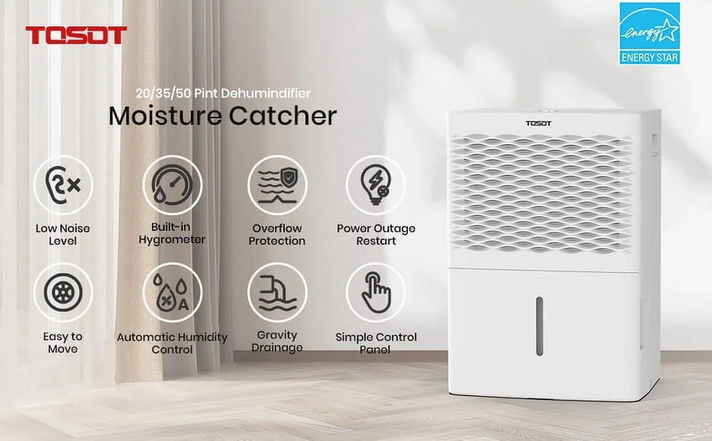 50 4500 Dehumidifier Pint Energy (OPEN Ft Sq Super Star TOSOT Quiet BOX) DI66