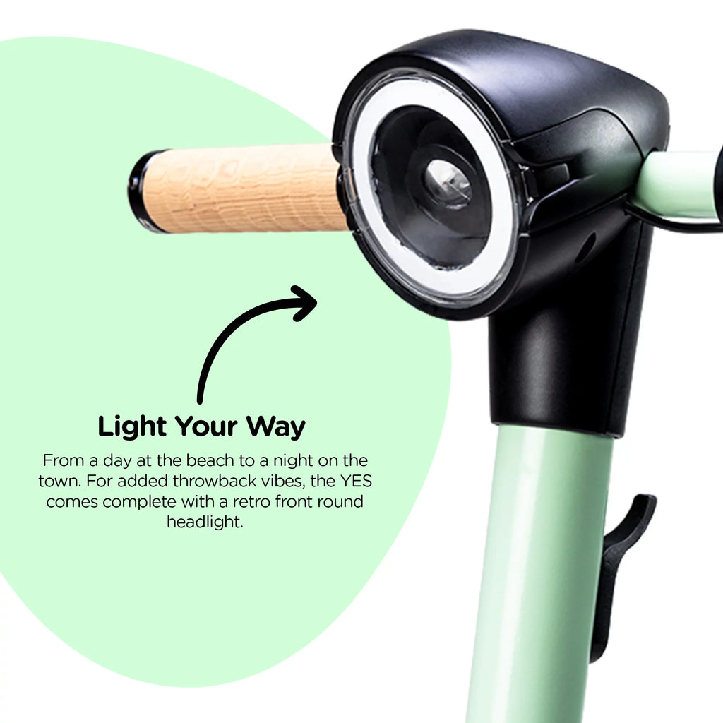 Adults Yvolution Foldable Design Scooter Display, (Green) Electric for