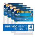(exact dimensions MPR 1900, 4-Pack x Air Healthy Allergen, Ultimate Filter, 0.78) AC 20x25x1, 24.69 19.69 Filtrete Living Furnace x