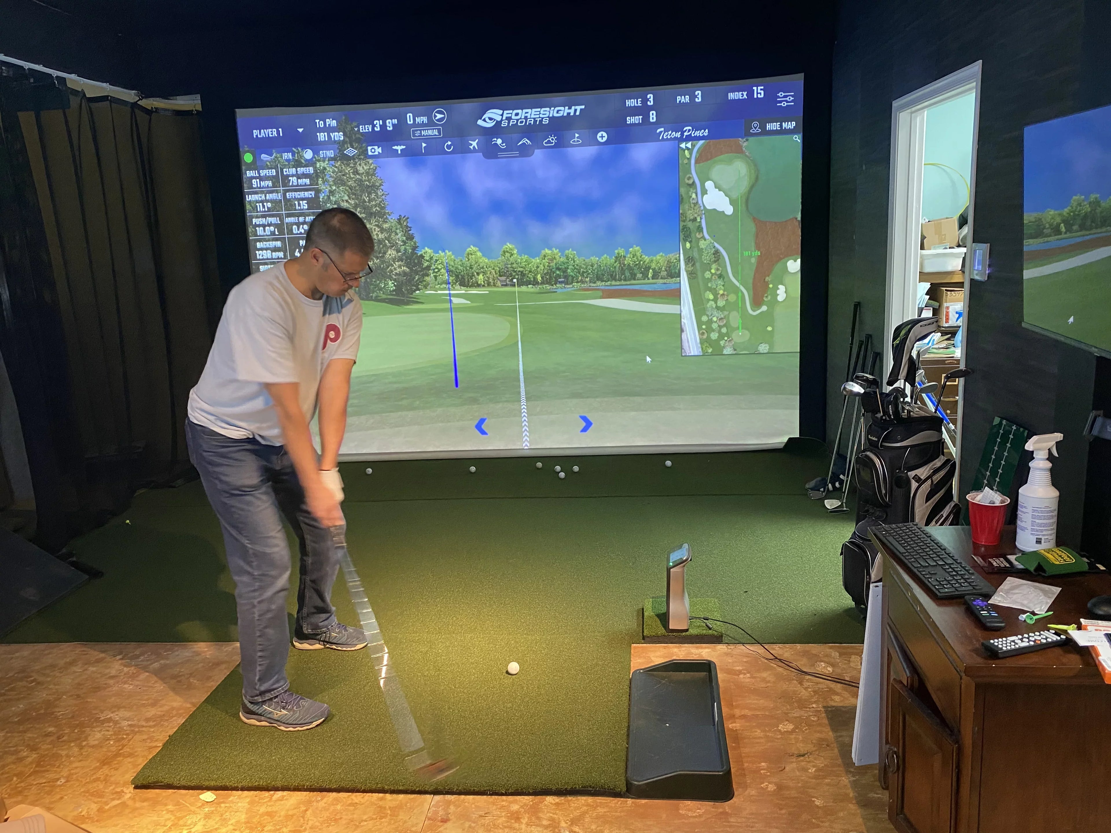Heavy Foam Duty Golf Practice 4x5 Mat TallBoy® Brand Pad Indoor/Outdoor Durability Attached with Commercial