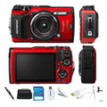 Digital 4K TG-5 Angle Wide Camera Tough liquid-Resistant (Basic) - Red/Black F2.0 Olympus Video 12.0-Megapixel Ultra HD -