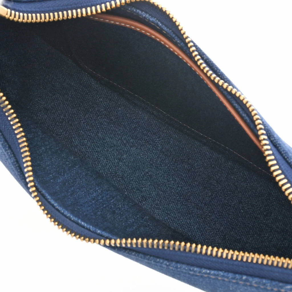 Ava Leather New) Blue 193952DKA Handbag Women's Pre-Owned CELINE Denim (Like