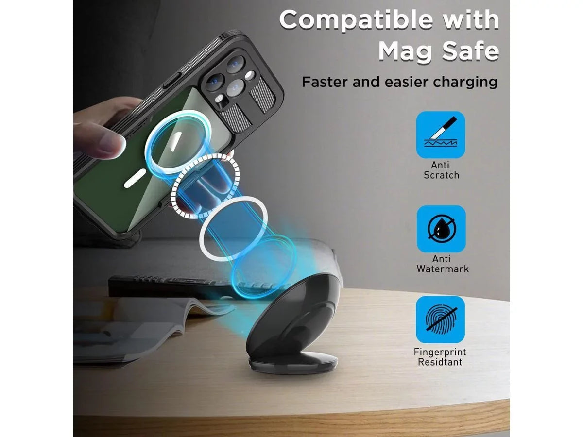 inch, Protection 6.7 Waterproof Case Fully iPhone 14 with Full Snowproof, Pro for Sealed Shockproof MagSafe Body Cover Compatible Underwater Max