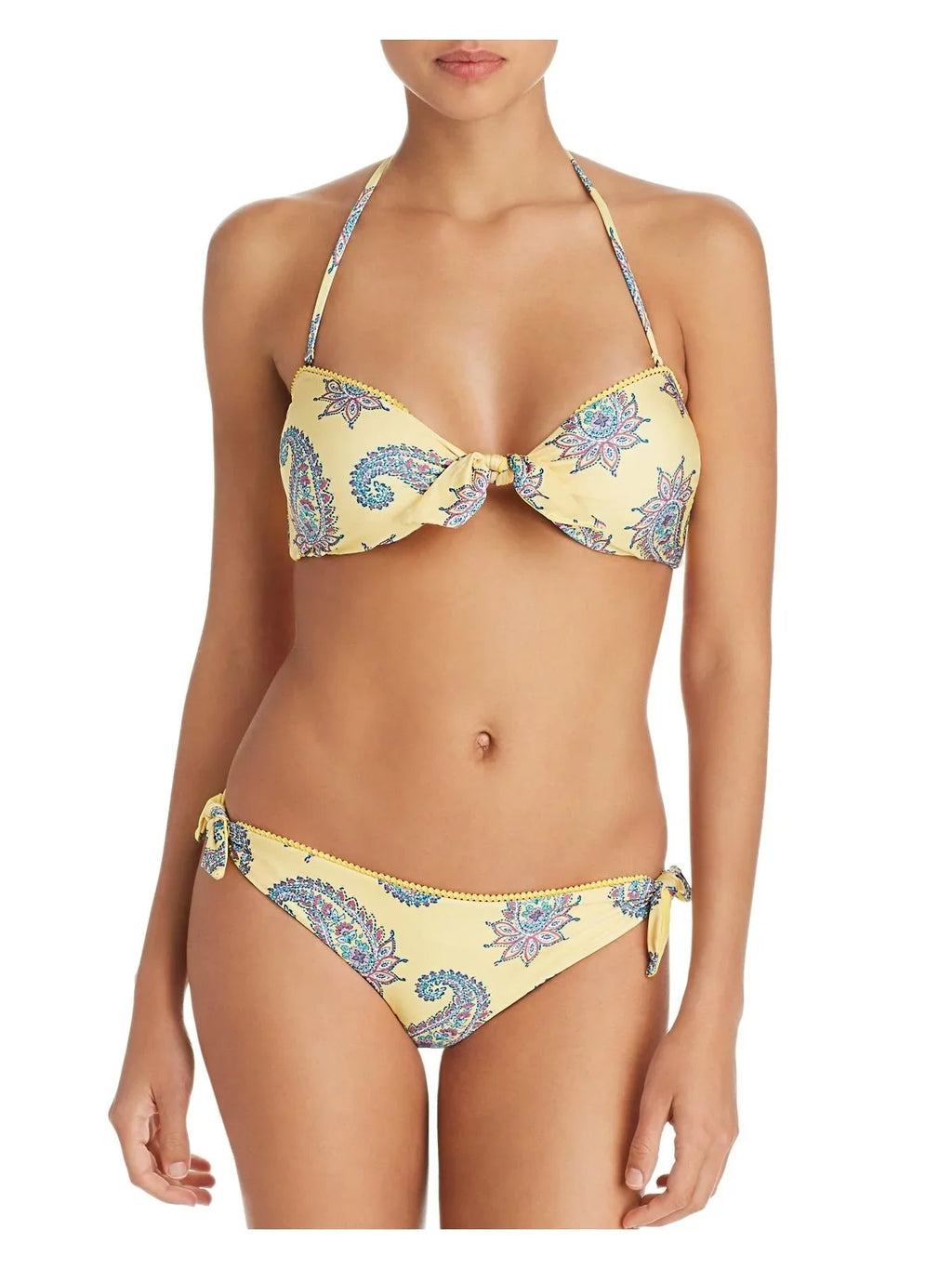 Women's Bandeau S Top Halter Bikini Paisley