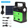Flashlights, Panel, USB Camp Back-up Power Battery Solar exterior System Portable and Generator Lamps Solar 10W Charger with Home with Station Emergency Electric Power