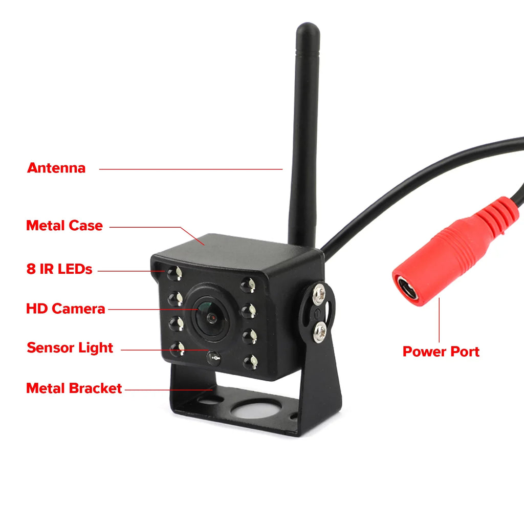 For CCTV Rear RV Wireless WiFi Android Backup Trailer iOS Camera Truck Car View