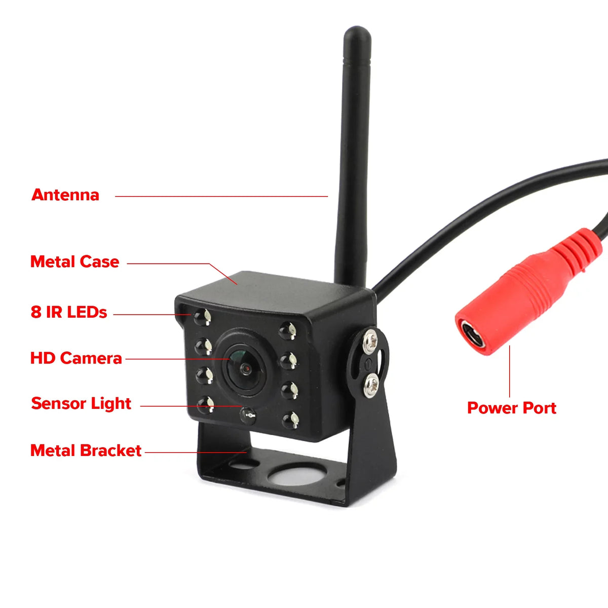 For CCTV Rear RV Wireless WiFi Android Backup Trailer iOS Camera Truck Car View