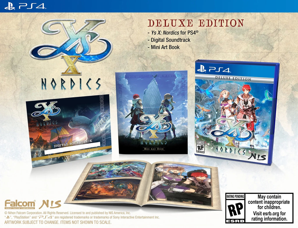 Nordics 4 PlayStation X: Deluxe Ys Edition, -