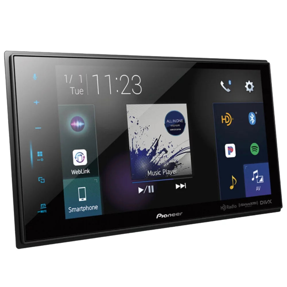 and New Receiver Digital Pioneer Multimedia 8" License Camera Plate DMH-C5500NEX