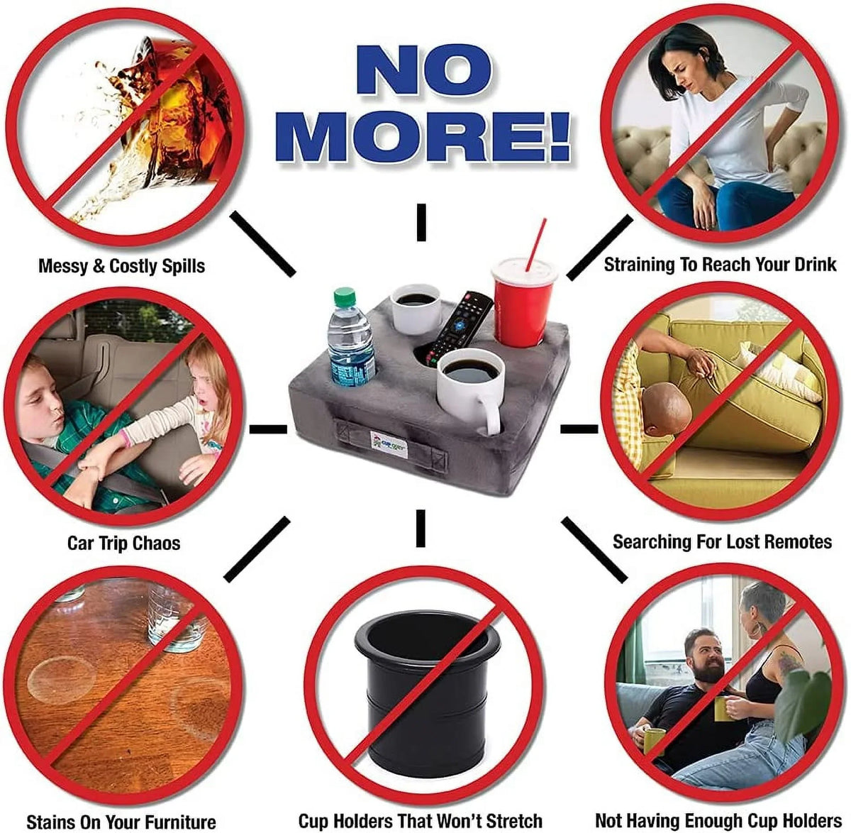 Deluxe Man Holder! Pillow -The Cup RV, and (Yellow) and it Keep Use cave, Seen As Bed, Beach Spills. Cozy Cup Anywhere-Couch, More! TV car, Close Floor, Prevent World's Park, on Your Best Drinks