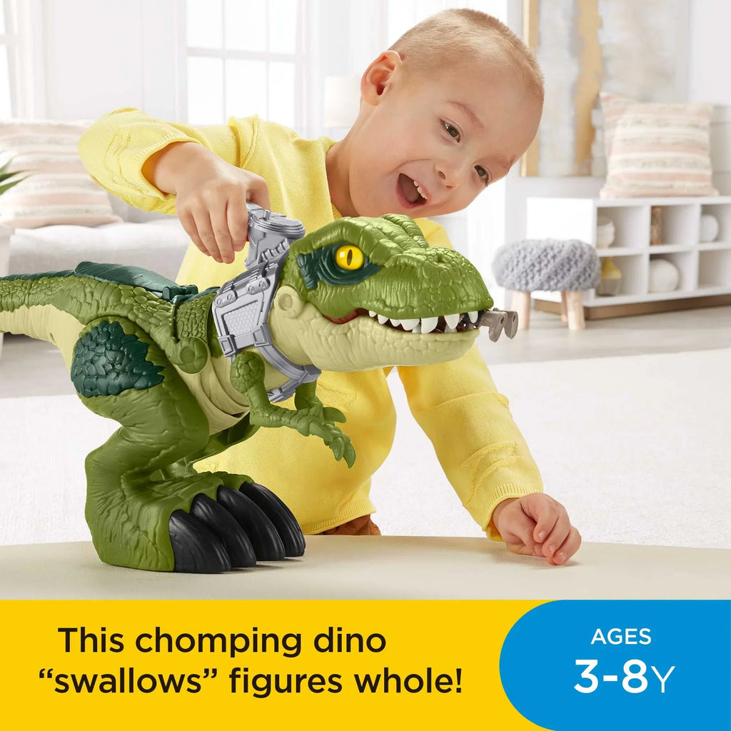 Dinosaur Playset Mouth Mega World Jurassic T.Rex Imaginext