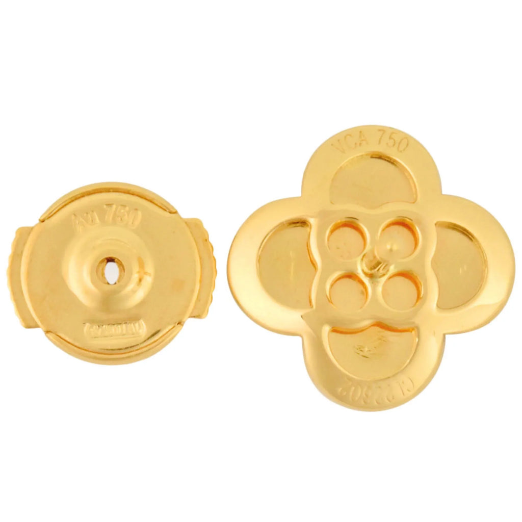& (Good) Pre-Owned Van Arpels K18YG Cleef Alhambra Earrings