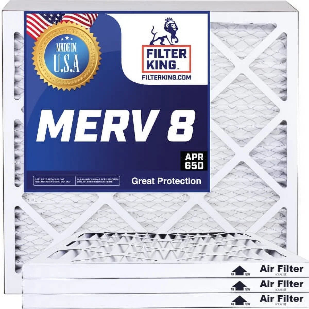 8 Pleated .75" Filter | Actual 38x20.5x1a 38 Furnace | King | Air A/C Filters Filter 20.5 Size: 4- x | x