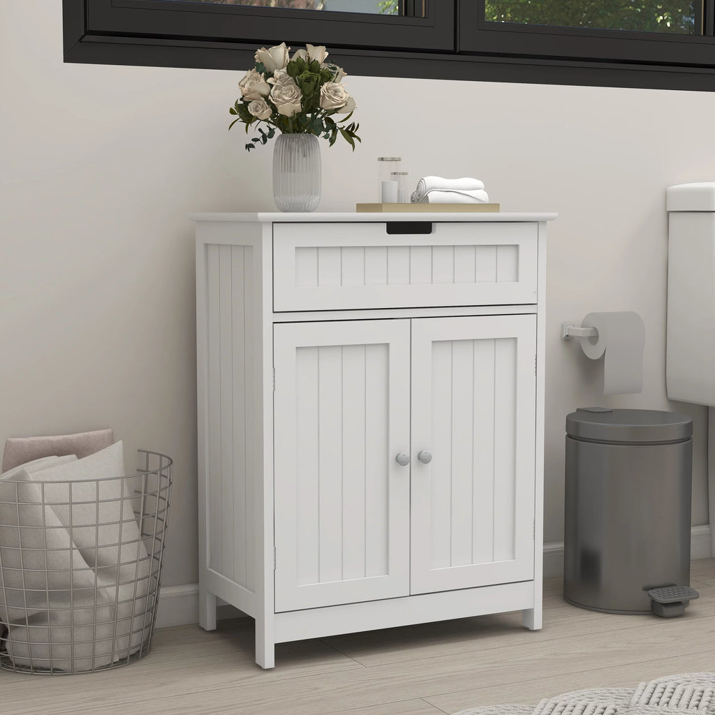 1 White Drawer Wood Elegant Adjustable Versatile Living Room. Bathroom Freestanding and Storage Shelf Organizer 2 Design in for Bathroom Doors, Floor Cabinet