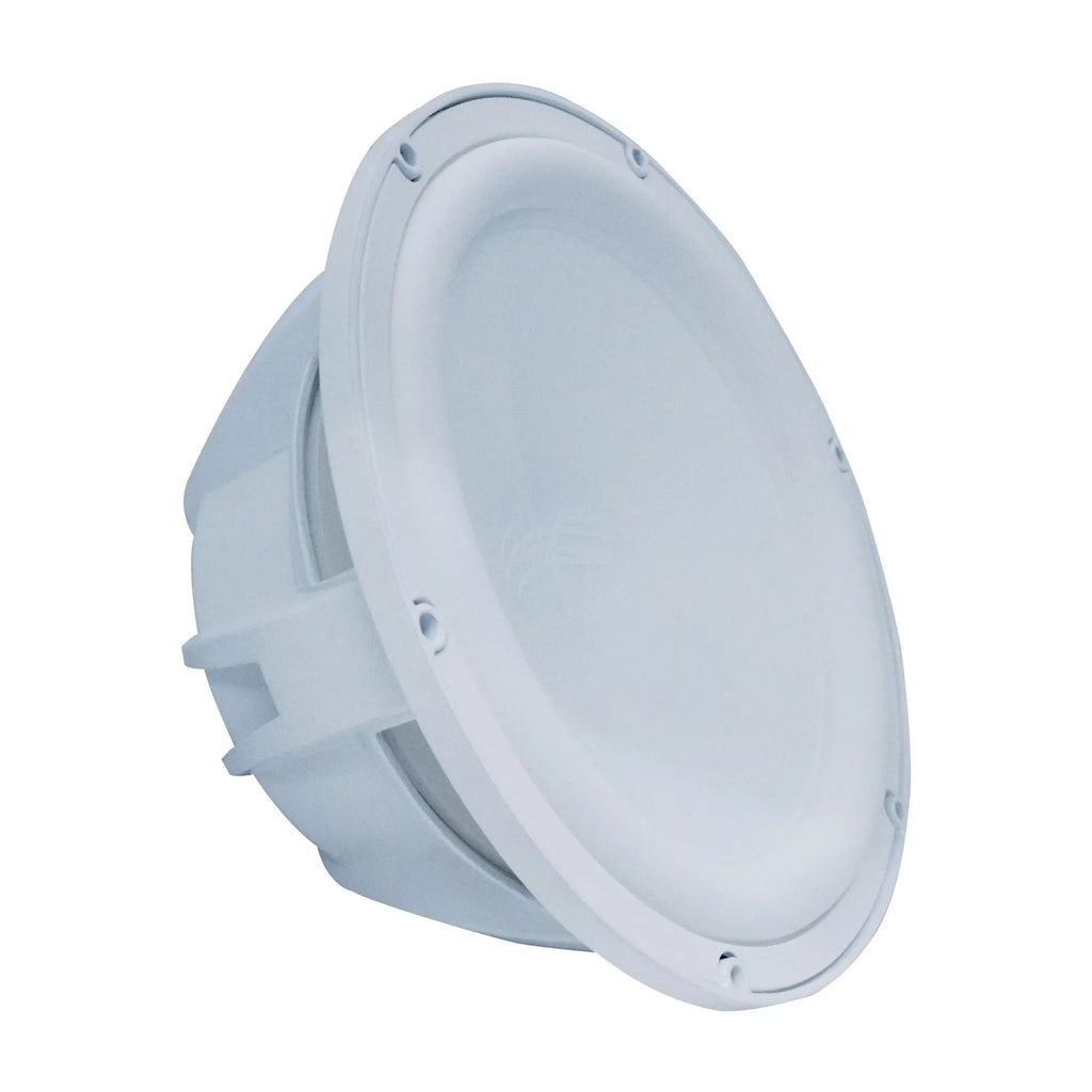 '- - Wet 2 Stainless Grills 10" Subwoofers Two Grills Inserts With Ohm Sounds Subwoofers White Steel & Revo & White