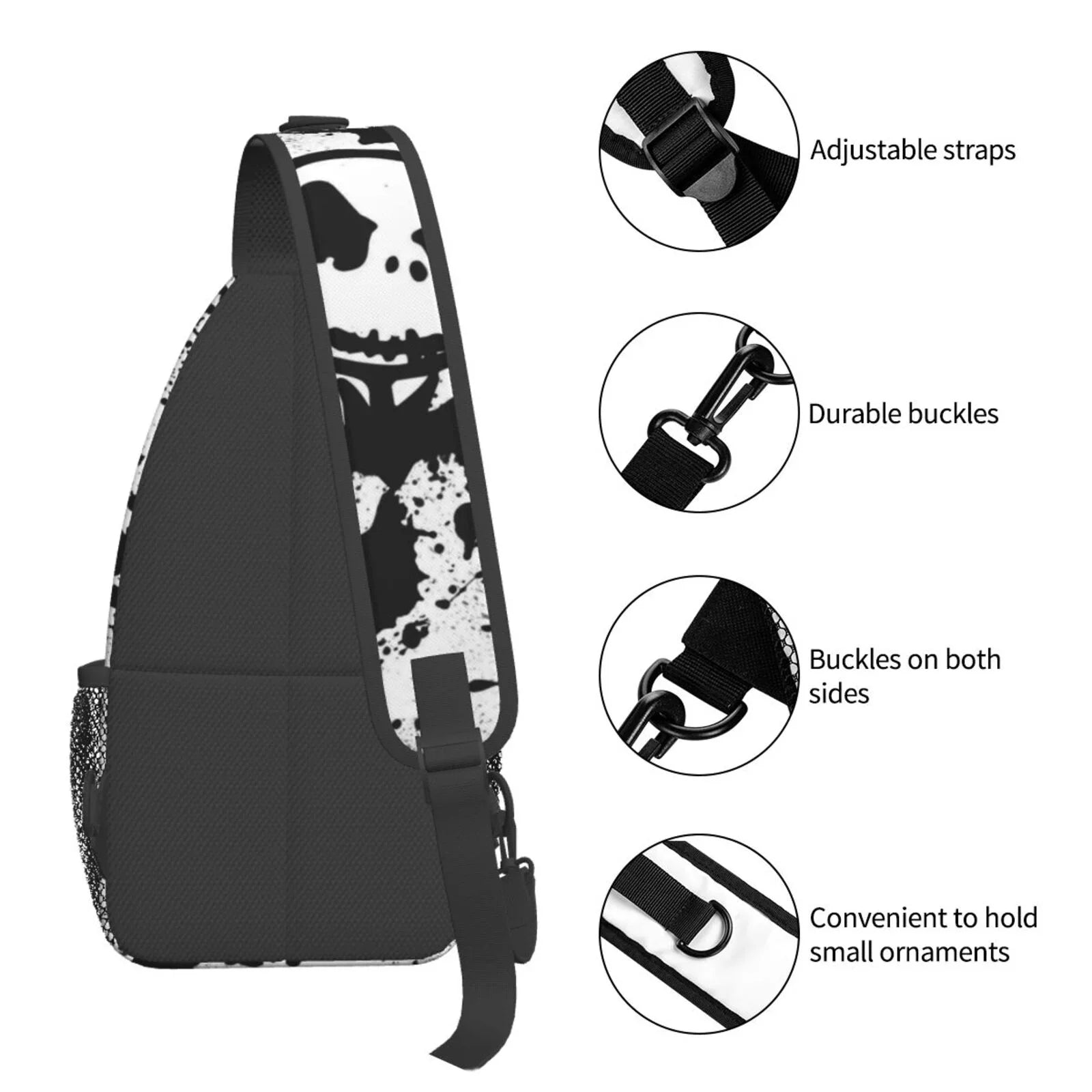 Crossbody Women The Nightmare Gifts Skellington Bags Backpack Sling Shoulder Hiking Unisex Travel Men Bag Before Chest Jack Christmas Daypack For