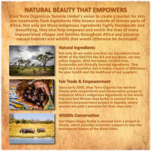 '- Shea & Organics Pore Types All Remover, Vitamin Terra Deep Rosemary oz | Cleansing Treatment, | Oil Argan Skin 4 Bacteria E Oil
