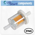 BS12 FH381V Filter 4 Engine Filter 493629 Micron - Replacement 691035 for Compatible Fuel with Stroke 40 8-Pack Kawasaki Fuel