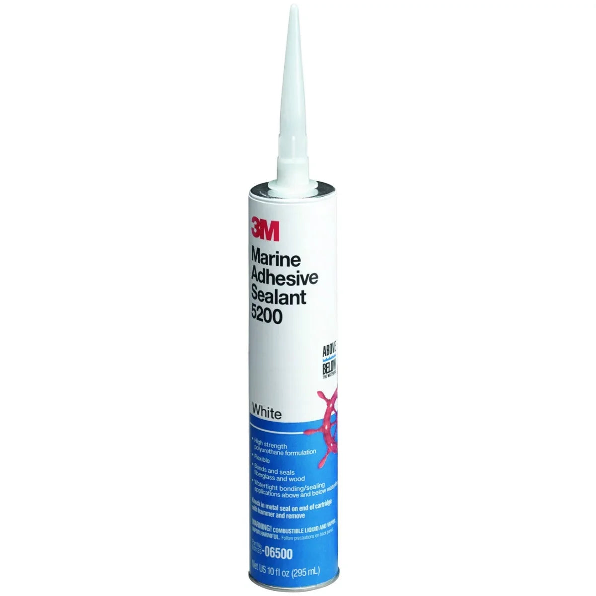 10 Marine Adhesive Oz, 6500 White, Each Sealant #5200,