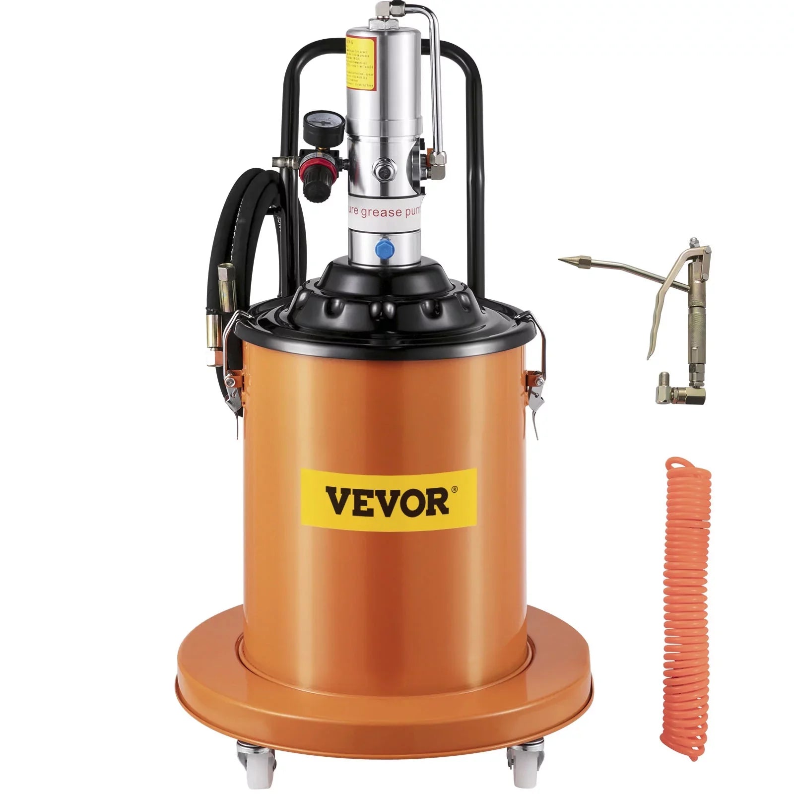High Pressure 5 Air Pump Filler Compressed Injector Gallon Pneumatic Grease