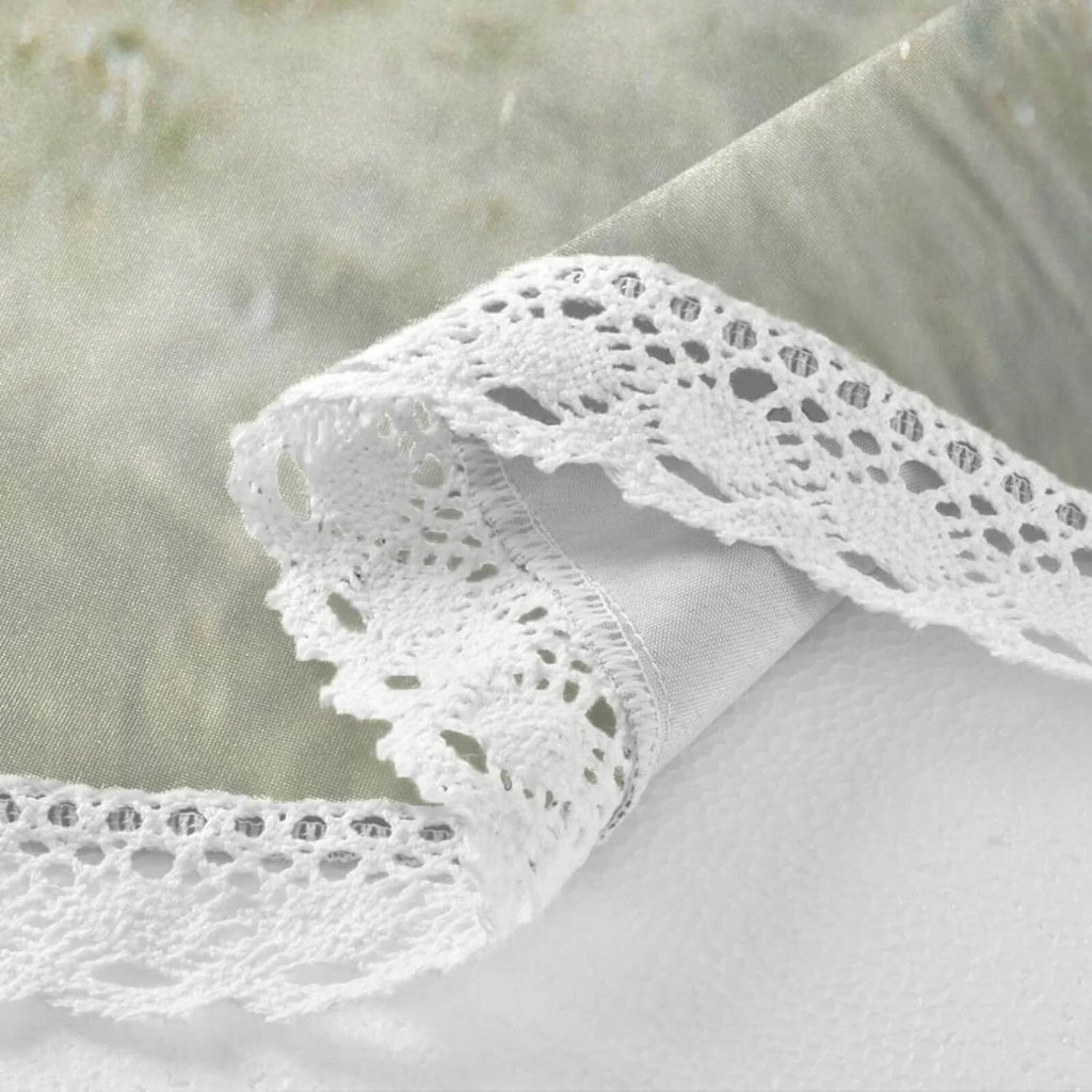 Wrinkle Decor Indoor Party Circular Kitchen Lace Summer for Shield Ocean Wave Round Tablecloth Sea Free, Table 60inch Washable Dining Tropical