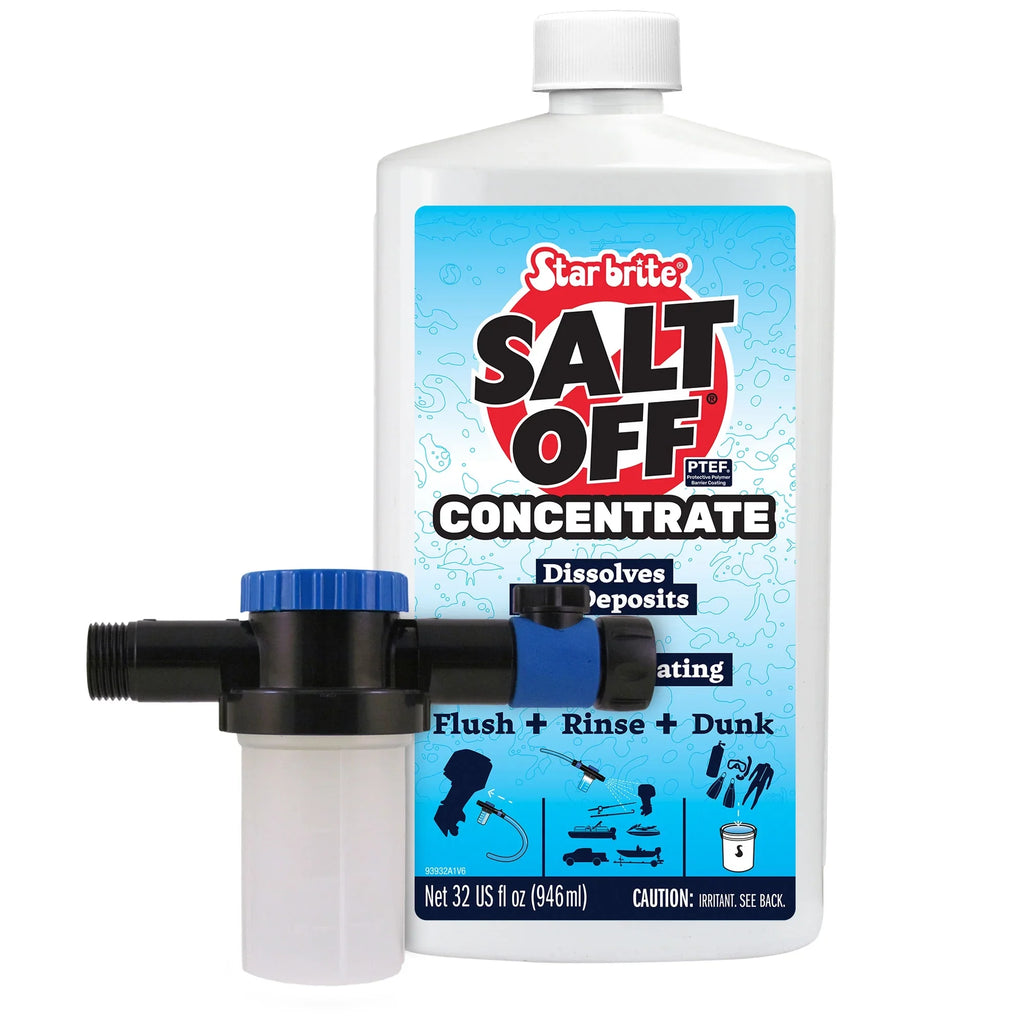 Applicator Vessel Outboard with Concentrate Ultimate & - - Flush Engine for Salt & Kit Perfect Marine Salt (094000) Flush Salt . Washing Remover Deposits Motor Away Off - 32