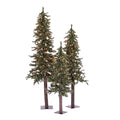 4' Tree Natural Set, Lights Alpine Vickerman Christmas Artificial 6' 5' Incandescent Clear