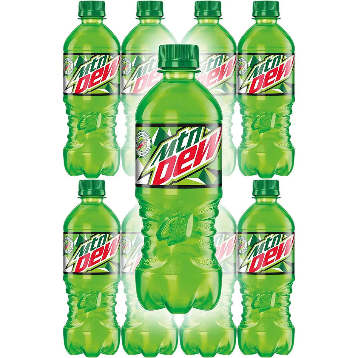 Bottles, 20oz Quantity Mountain 10 Pop Dew of Soda