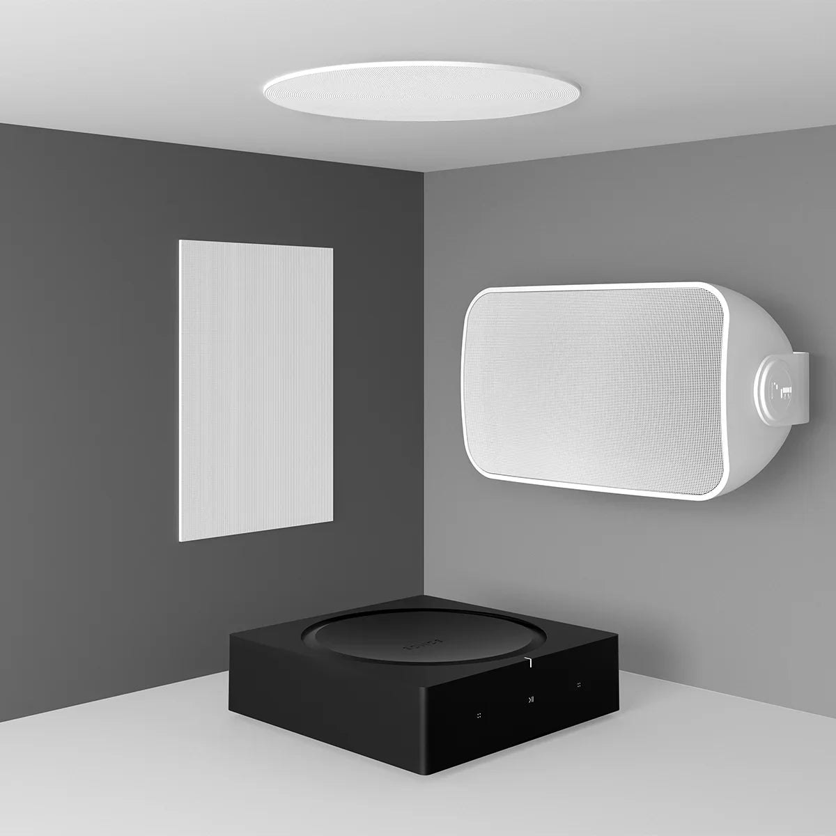 with Pair In-Wall Player Hi-Fi INWLLWW1 Speaker Amp Sonos Wireless
