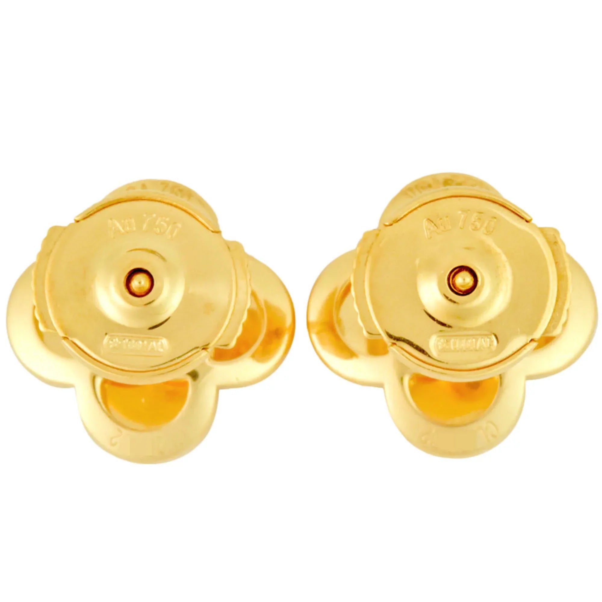 & (Good) Pre-Owned Van Arpels K18YG Cleef Alhambra Earrings