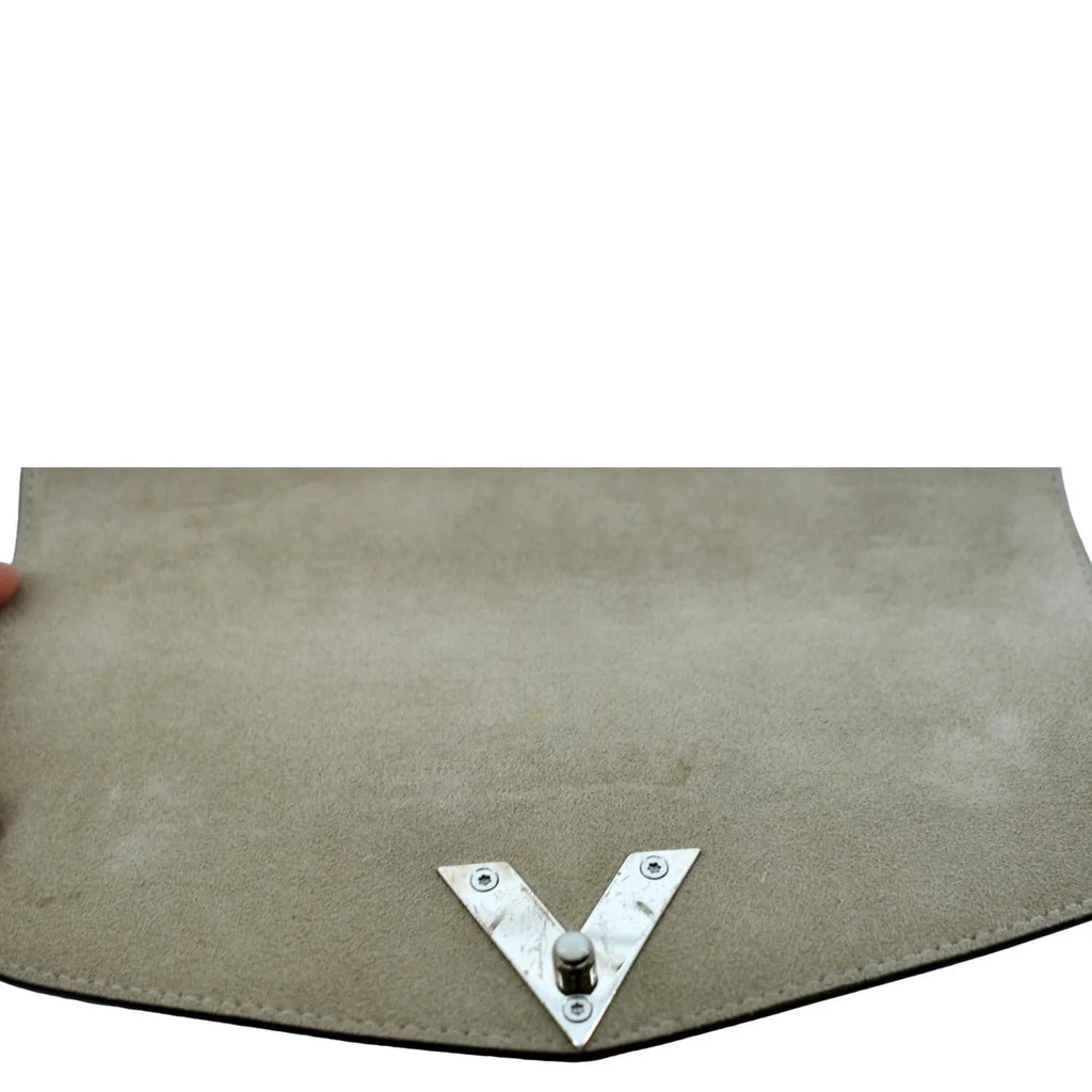 Khaki Leather Calfskin Green Saddle Very Bag Shoulder Pre-owned