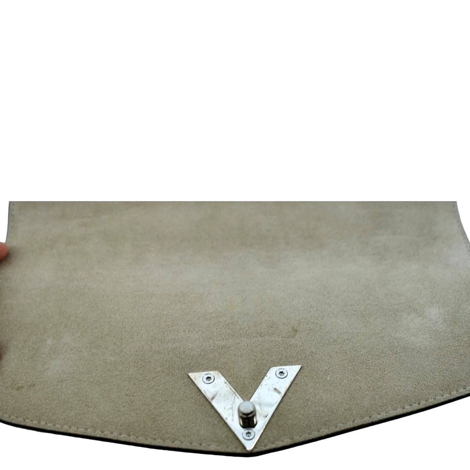 Khaki Leather Calfskin Green Saddle Very Bag Shoulder Pre-owned