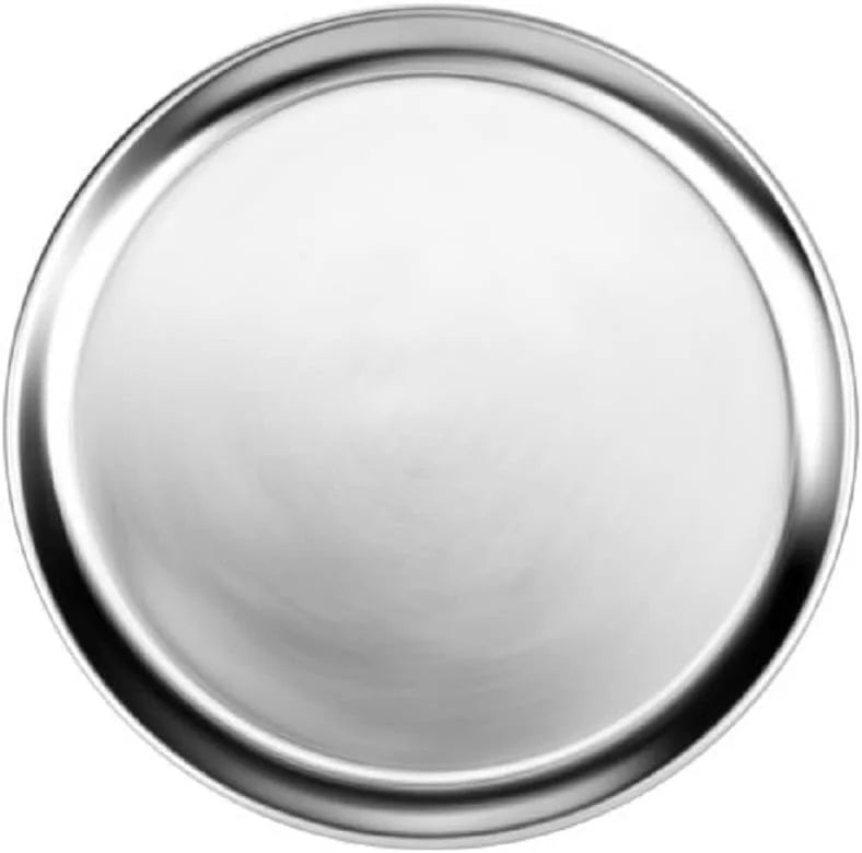 Pizza Kitchen TrueCraftware- Rim- of Tray Wide Pizza Aluminum Pan Tray 3 Pan Set Bakeware Pizzeria & Tray Home Round Pizza Tray 13” Round Baking Baking for Restaurants