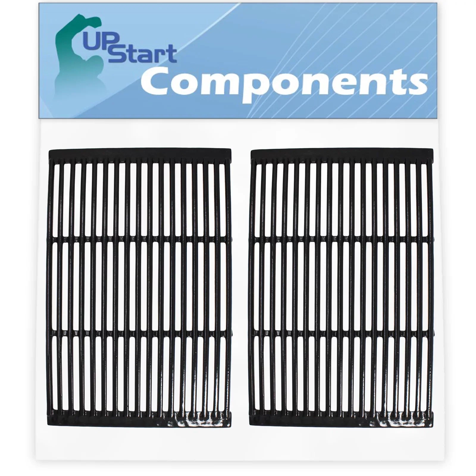 Cooking 19" Replacement Charmglow Barbeque Grid 2-Pack Porcelain Enameled Grates 810-2300-B Fits - Parts for Grill Cast Iron