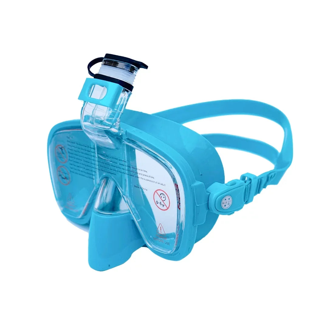 Snorkel and Mask Half Maui Sons Hi Blue