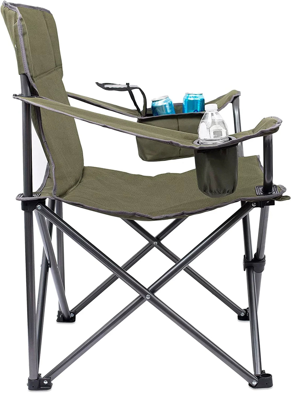 '- - Best Quad - Camping Green Bag Outdoor - Duty Padded Cup Insulated Heavy - - Sports Chair Holder Beach Extra Folding Internet's - Carrying - Case - Wide Cooler -
