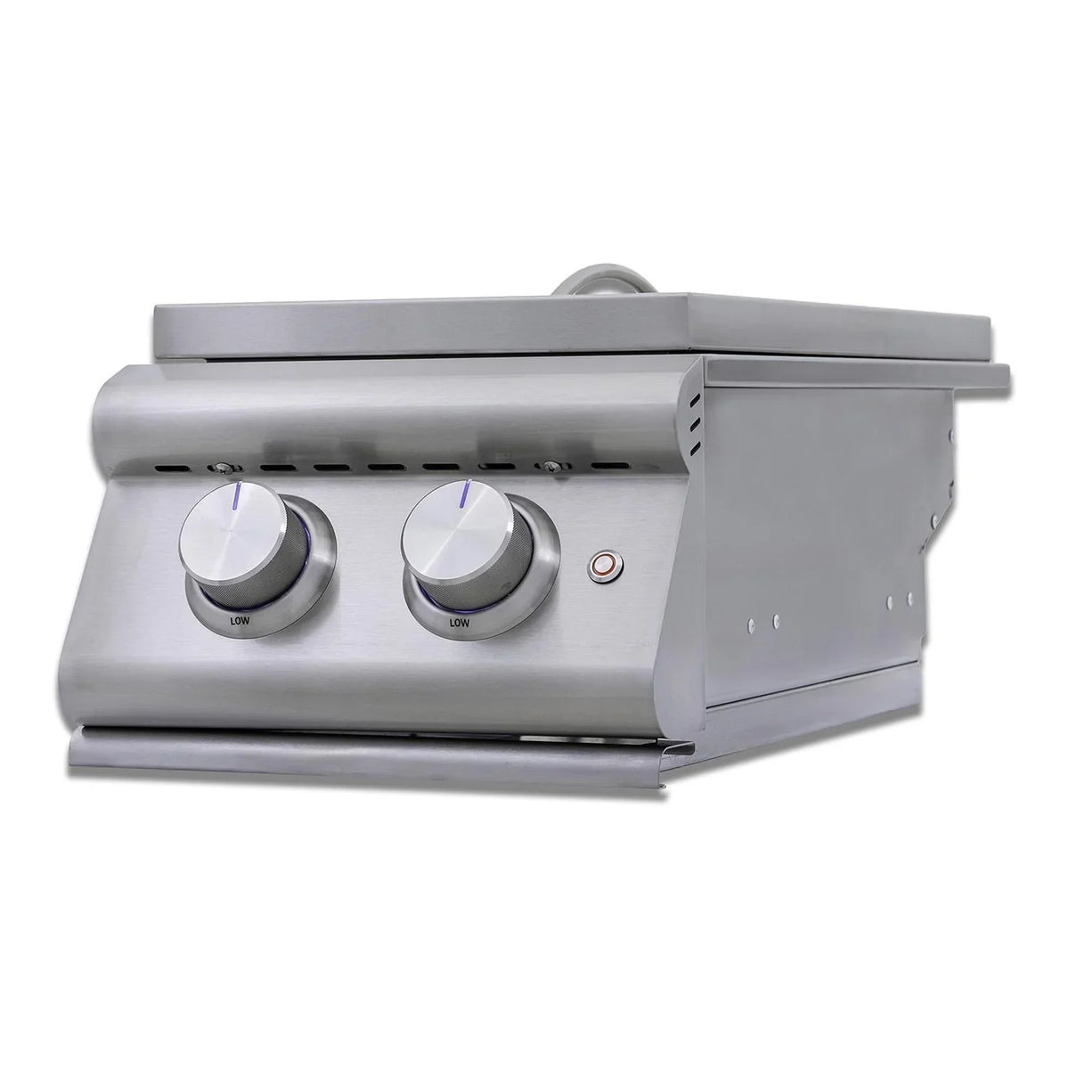 '- BLZ-SB2-LTE3-NG Burner Natural Premium Gas LTE+ Stainless Double Blaze Side Lid Steel W/