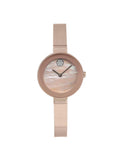 Tone Dial 3600628 Quartz Gold Bold Movado Watch 28mm Steel MOP Ladies Rose