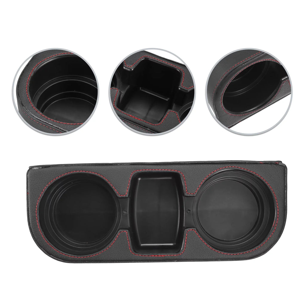 Cup Console Storage Car Filler Gap Pocket Box Holder Seat Black Multi-function Side Organizer Red Seat Car