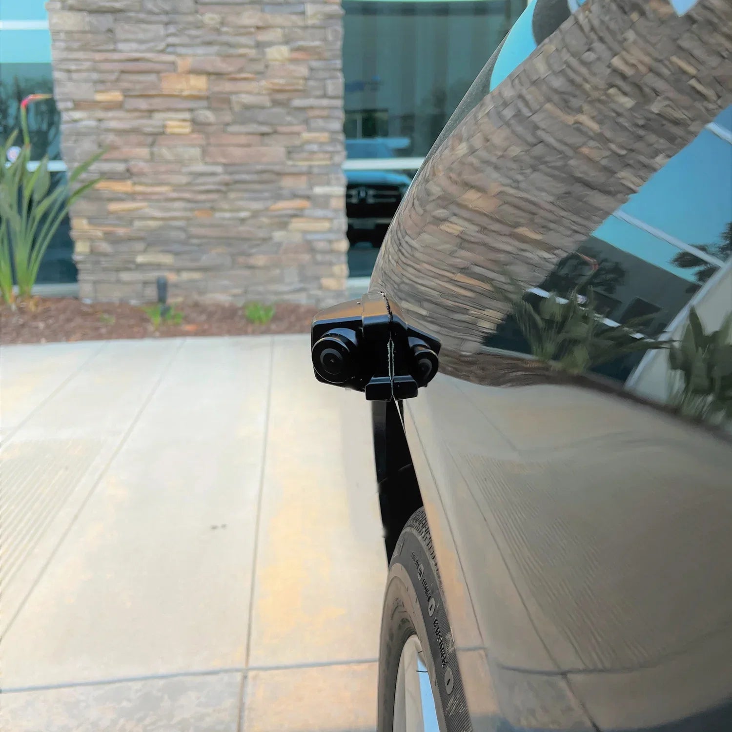 Detection 4-Camera and VTC700AI-4 4-Channel Warning VTC700AI-4 7-In. and Vision Monitor Alert, Intelligent with System