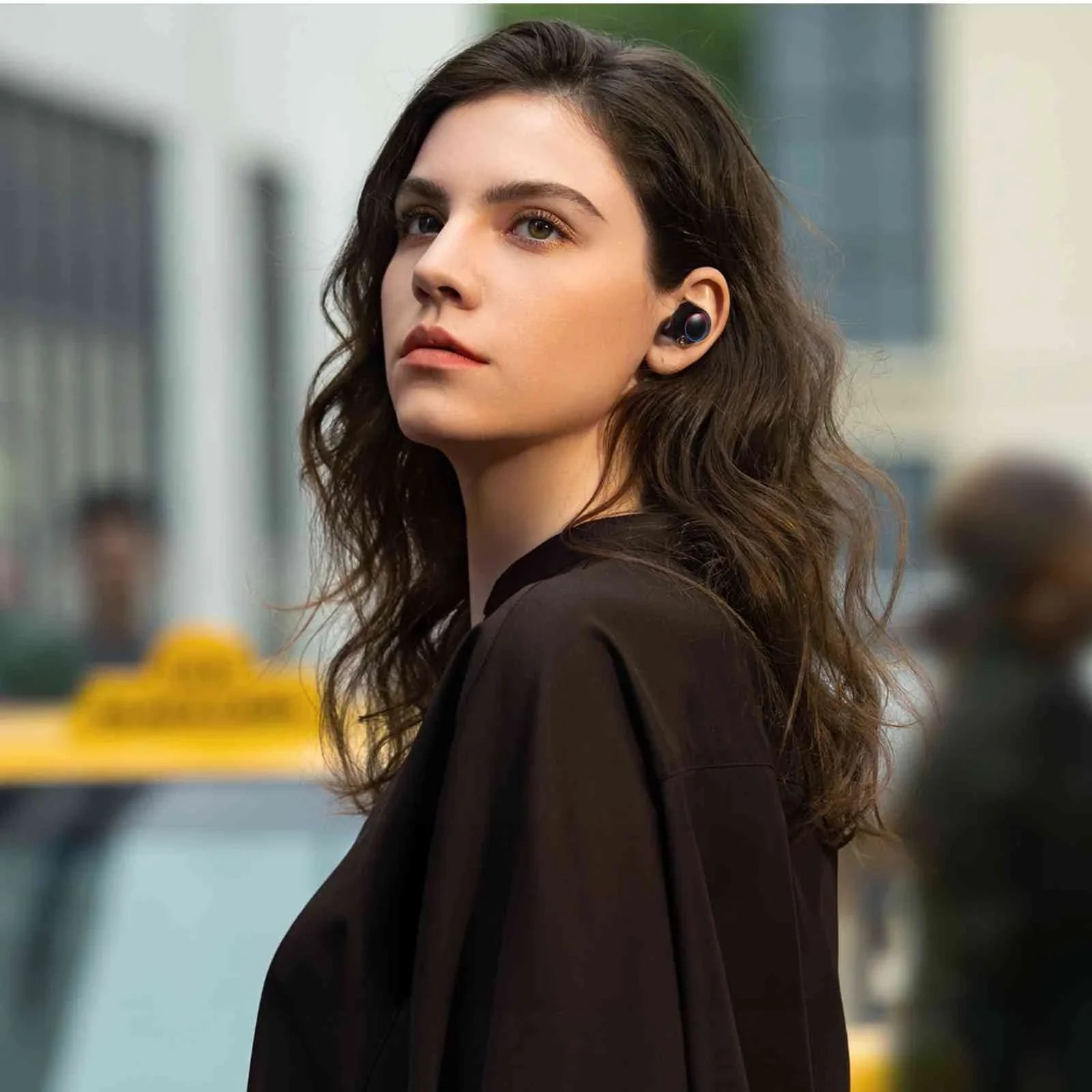 Charging UrbanX Moisture Black, + 5.2 Wireless Balanced, Yoga with Connection, IPX5 Smart Boost Bluetooth Bass Connect, Fits Lenovo Dual Earbuds Case, True Resistance, Bluetooth Tab