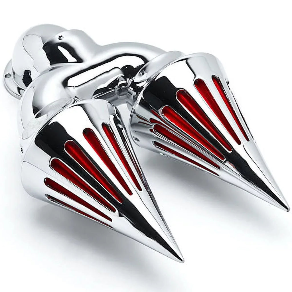 Krator Custom with Spike Harley-Davidson Sportster Filter Applications Compatible Chrome Cleaner Dual Air Intake Kit