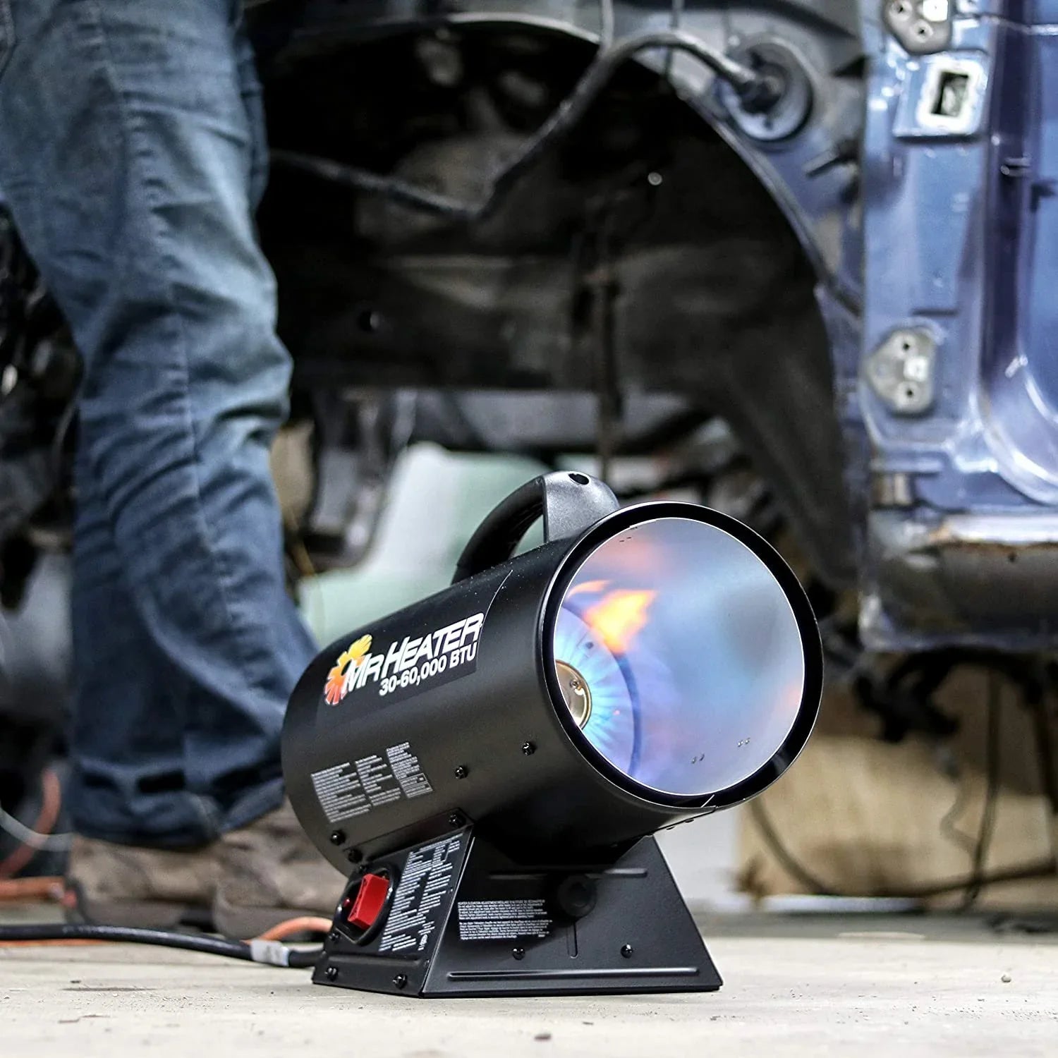Portable Heater Air Heater Forced MH60QFAV 60,000 Propane Mr.