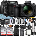 with Case + Nikon + Card + 2 Lens S Z 128GB Camera Z6 + 24-70mm SanDisk Tripod Bundle ZeeTech Pack Mirrorless f/4 Accessory