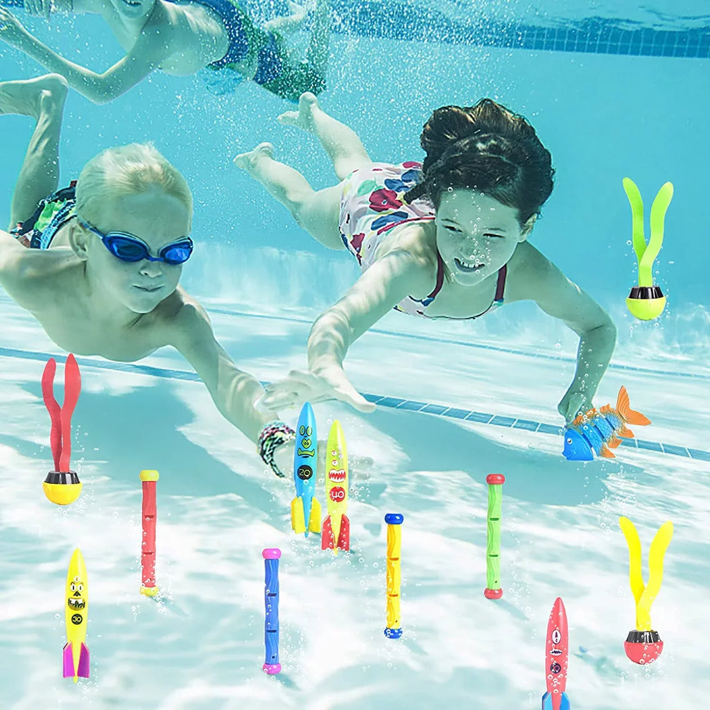 Kids Toys Kids Pool for Little Fun liquid Swimming Toys Toys Backyard, Pool 34PCS for for Toys Diving
