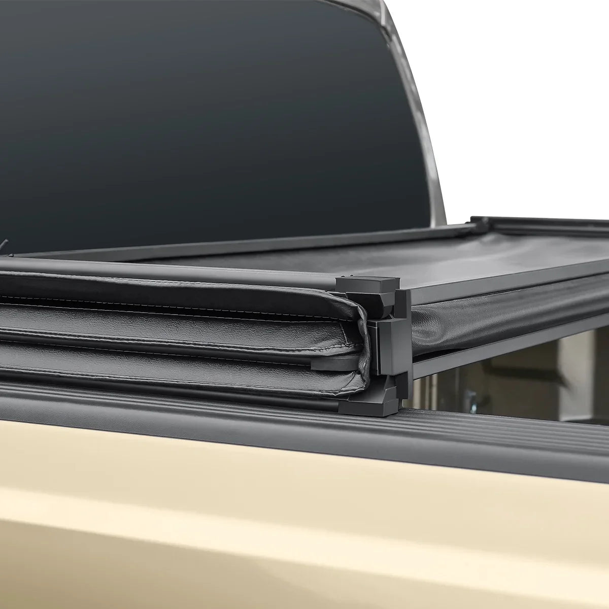 Tri 19-23 Truck Cover Bed Auto Ranger Fits Fold 5Ft Bed Tonneau Drive Soft