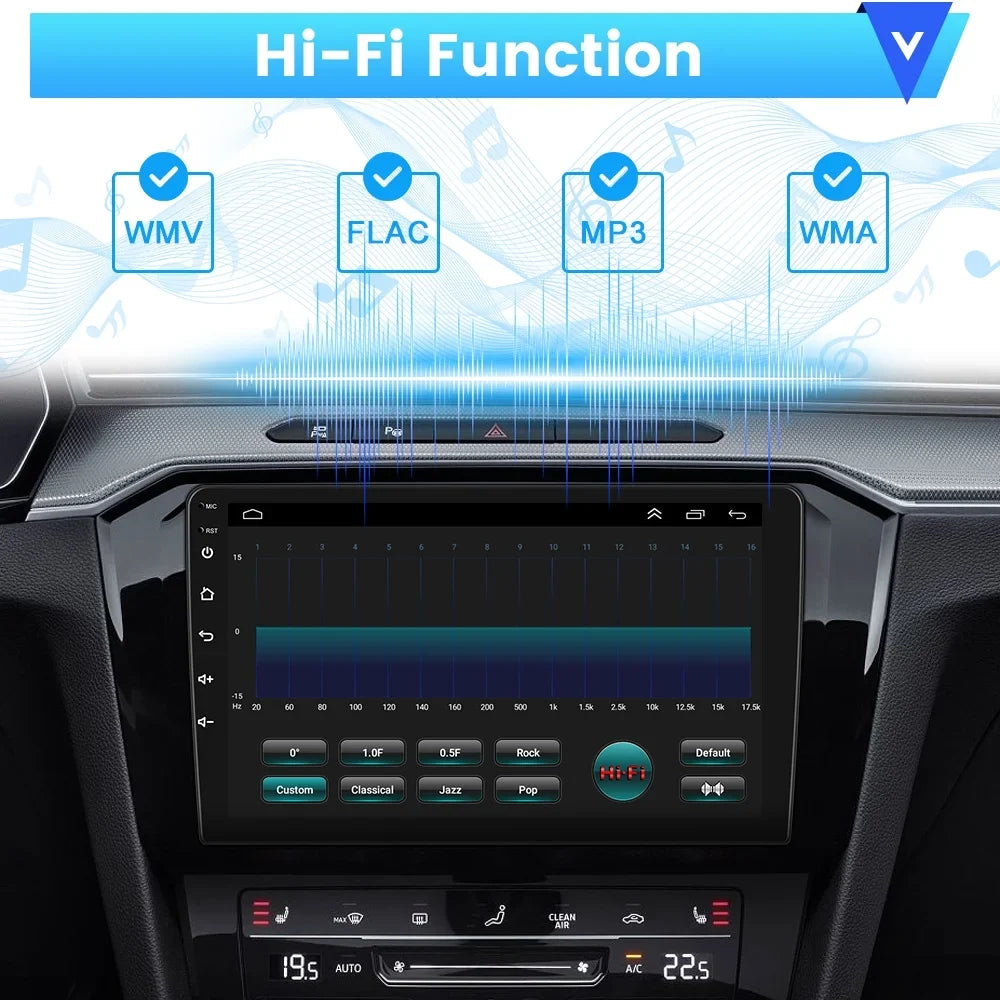 Bluetooth Camera Escape/ AHD GPS Backup Android Kuga/Mazda Wireless Touchscreen FM Tribu WIFI Android 2007-2012 Stereo Car 13 Radio Link Hifi, Podofo Carplay 9'' Mirror 2+64G for Auto