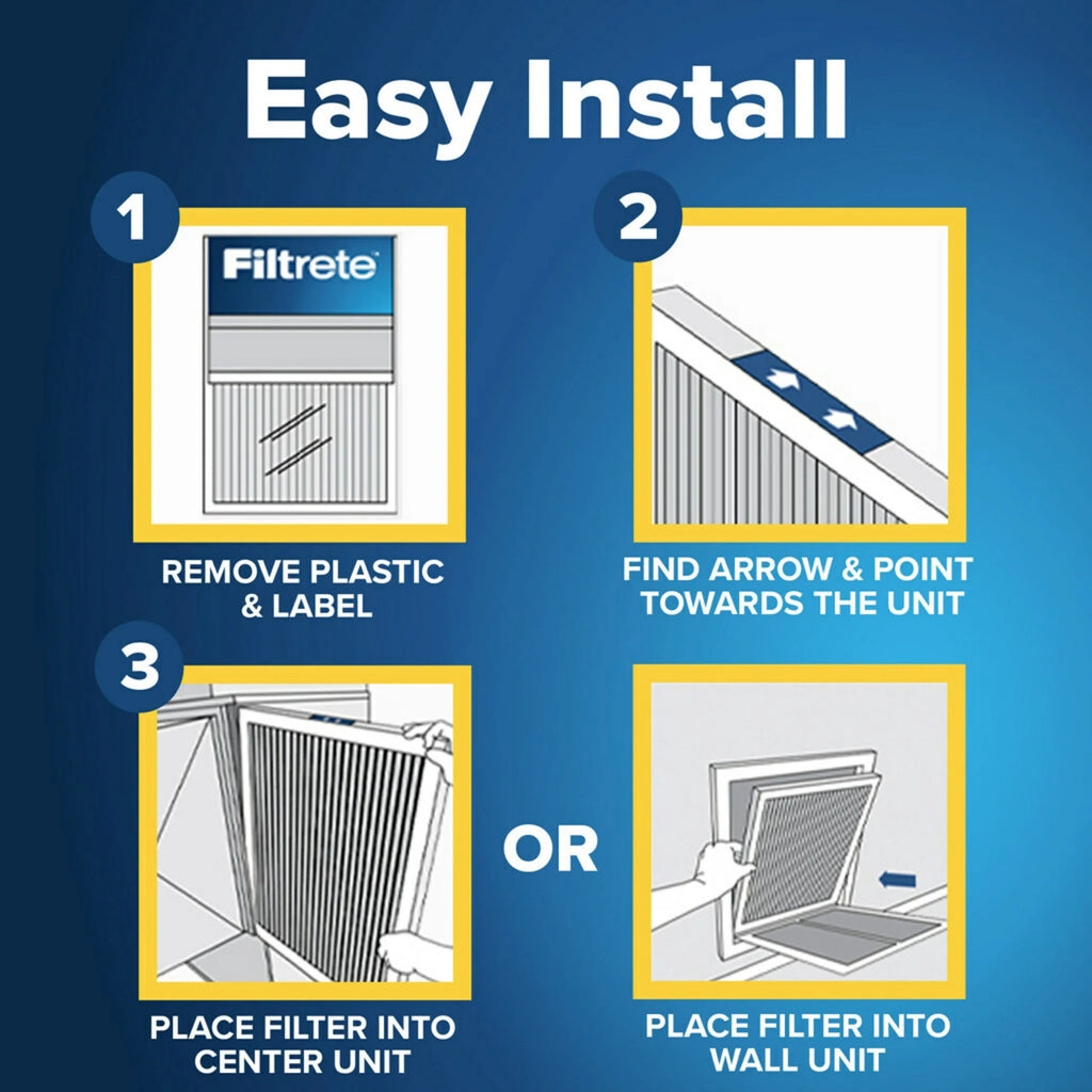 12, 1 Filter, Virus, and MPR 18x18x1 Air Bacteria MERV Allergen, Filtrete 1500 Filter
